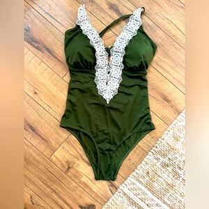 One piece bathing suit